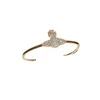 Projektant Bransoletka Bransoletka Paznokcie miłość moda luksusowe biżuterię Oryginalne modne 18 -karatowe złoty diament dla kobiet mężczyzn paznokci bransoletki srebrna bransoletka biżuterii