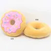 Dog Toys Chews Christmas Plush Donuts Squeak Dog Toys for Small Dogs Fit for All Puppy Pet Sound Toy Funny Chew Molar Cute Toy Pets Supplies