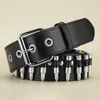Belts Stylish Unisex Punk Rivet Belt - Fashion PU Leather Trendy Street Wear Accessory For Men & Women
