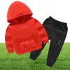 Designer Kids Clothing Set Baby Boy Hoodie Twopiece Suit Autumn Girl Suits Child Sweatshirt Sweatpants Hooded 3 Styles Storlek 907529097