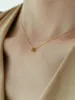 Pingentes originais 925 prata esterlina 14k ouro triângulo verde zircão pingente colares para mulheres jóias de casamento dinheiro jóias