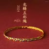 Charm Bracelets Multicolor Lucky And Protection Bracelet Hand Braided Rope Thread Surfer Wrist Wrap String