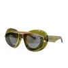 occhiali da sole loewee da donna firmati LW40120I occhiali da sole acetato farfalla montatura grande lente montatura marca BrandProtective Mask giallo occhiali da vista a specchio da guida