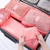 Väskor 6 st kläder förvaringspåsar förpackning kub som reser hem kläder arrangör set hogard