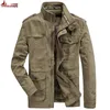 Outono inverno jaqueta masculina de algodão puro negócios casual carga jaquetas exército militar motocicleta bombardeiro casacos masculino jaqueta masculina 240103