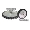 Vente en gros, pièces de rechange pour meuleuse à bande de 25 mm de largeur, roue de contact de polissage en caoutchouc ZZ
