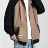 Men's Hoodies Zip-up Hooded Coat Plush Winter With Zipper Closure Drawstring Pockets Thick Loose Fit Mid Length For Fall