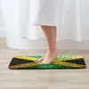 Mattor flagga av Jamaica - regndroppar matta mattan matta