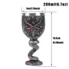 Baphomet Pentagram Horn Goblet Wine Glass Gothic Wicca Pagan Mystical Tankard Coffee Beer Mugs 600ml 200ml Mystic Wicca Fan Gift 240104