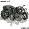 3D Puzzles Piececool Metal 750 Motocicleta Montagem Modelo Kits DIY Brinquedo Presentes de Aniversário de Natal Jigsaw Decoração de Casa 231219 Drop de Dheds