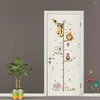 Muurstickers Kids Kind Hoogte Grafiek Maatregel Sticker Onderwater Decals Voor Decor Kamers Heerser Wereld H9S9