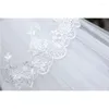 Свадебные вуали 2024 Продажа свадебного платья для невесты головной убор Ivory White 3 м шириной 4 м 5 м длиной кружев
