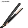 Lisapro Original Ceramic Hair Rätning Flat Iron 1 Plates | Black Professional Salon Model Hair Strainter Curler 240104