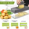 14 In 1 Fruit Vegetable Slicer Cutter Food Onion Veggie Dicer Chopper Kitchen 240104