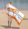 Lenço simples praia viagem toalha de praia impresso lenço de seda protetor solar xale sarja cachecol fábrica atacado vendas diretas