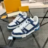 2023 Designer Sneaker Virgil Trainer Chaussures Casual Amateurs de cuir de veau Blanc Vert Rouge Bleu Lettre Superpositions Plate-forme Mode Luxe Baskets Basses Taille 36-45 z2