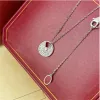 Colar de designer estrela cheia de diamante amuleto colar pingente de diamante titânio aço inoxidável moda fabricantes de corrente de clavícula