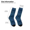 Calcetines para hombres Calcetines locos divertidos para hombres Me encantan los bluejeans Denim Print Hip Hop Harajuku Happy Seamless Boys Crew Compresión