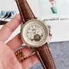 Tourbillon-Uhr, 47 mm, luxuriöse Herren-Mechanische Uhr mit Automatikwerk, Voll-Edelstahl-Lederarmband, Designer-Uhren, Montre de Luxe, Reloj Homme