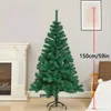 DÉCORATIONS DE NOGRAGE ARBRE 2024 0.9 / 1,2 / 1,5 / 1,8m Décoration verte PVC Année Home Decor Salon Room Party Indoor Holiday Gifts DIY