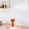 Tafellampen Moderne minimalistische lamp rood/zwart/wit schattig paddestoel metalen bureau nachtverlichting voor woonkamer slaapkamer studeerkamer decor