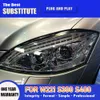 Car Accessories DRL Daytime Running Light Front Lamp For Benz W221 S300 S400 LED Headlight 06-09 Streamer Turn Signal Angel Eye Projector