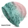 BERETS SOMMER VIBES Glitter #4 #Coral #Mint #shiny #decor #art Beanies Knit Hat Hip Hop Color Bright Mint Cool