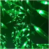 Decoraciones navideñas LED Sauce artificial Wee Tree Light Uso al aire libre 1152pcs LED 2M Altura Decoración a prueba de lluvia Entrega de gotas Hom Dhyd2