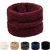 Scarves Warm Velvet Neckerchief Women Men Winter Solid Color Thick Windproof Scarf Soft Outdoor Warmer Ear Neck Collar Pullover