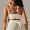 Lu Align Femme Sous-Vêtements Gilet Sport Entraînement Femmes Brassière Top Gym Femmes Dos Nu Sans Couture Soutien-Gorge Dos Croisé Soutien-Gorge De Sport Gilet Bralette Push Up Soutien-Gorge Lemon Lemon Lady Gry Sp