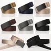 Belts Nylon Braided Belt Trendy Business Casual Simple Wild Style Weave Waist Band Automatic Buckle Waistband