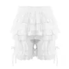 Women's Shorts Vintage Lace Lolita Style Short Pants Women Bloomers Latern Pumpkin Layered Ruffles High Elastic Waist Underskirts