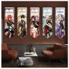 48x147cm Genshin Impact Scroll Målning Hutao Ganyu Hanging Banner Home Decoration Anime Poster Art Decoration Pendant Flag Gift 240104