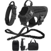 Stor hund Harness Pet German Shepherd Malinois Training Walking Vest and Treh Collar Set för alla raser hundar 240103