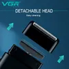 VGR Electric Shaver Professional Beard Trimmer Razor Portable Mini Shaver Recitrocating Shaving 2 Blade USB Charge for Men V-390 240103