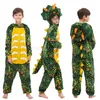 Halloween Dinosaur Animal Cartoon Hooded Jumpsuits Kids Onesies Kigurumi Dragon Pijama Totoro Sleepwear Adult Onesie Boy Onesies 240103