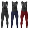 Mens Bib Cycling Outdoor Bicycle Under wear Bib Pants Top Quality Mountain Gel Pad Bike Shorts Tights Leggings 240104