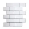 Vividtiles Piastrelle più spesse Peel and Stick Premium Piastrelle da parete Stick on Tiles Cucina Backsplash - Confezione da 5 pezzi 211021250P