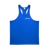 Herrtankstoppar herr mode hängslen racer baksida smal gym fitness kläder sommar casual ärmlös bomulls andning cool singlet