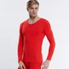 Men's Thermal Underwear Men Cotton Lycra Fabric Winter Sleep Wear Mens Sexy Boys Warm Long Johns 2 Piece Set Pajamas Pants Suit