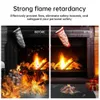 暖炉の炉床敷物炎耐性暖炉ラグ半丸い床保護敷物2層ファイバーグラスファイバー暖炉木ストーブマット240105