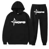 Mens Tracksuits vendendo explosões NOFS padrão impresso calças homens Y2K punk Harajuku gótico hiphop wideleg calças finas street wear i6