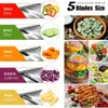 Stainless Steel Adjustable Mandoline Vegetable Slicer Professional Cutter Vegetable Grater With Blades Kitchen Gadgets 240105