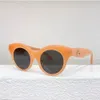Les lunettes de soleil rondes Tarsier pour femmes sont faites de fibre d'acétate Gafas de sol para mujeres disenadoras femmes lunettes de soleil rondes 40126
