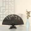 Dekorativa figurer | Antik Old Chang Door Folding Fan Ancient Small Hanfu med kvinnors frans