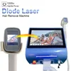 Machine portative d'épilation de Laser de Diode Machine de Salon de beauté d'utilisation d'élimination de cheveux équipement Laser d'épilation permanente