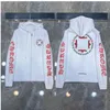 Chromees Hearts Herren Hoodies Sweatshirts Herren Winter Herz Hoodie Ch Langarm Lose Mantel Kapuzenpullover Chromees Hearts Männer Frau Hip Hop Blume Chromes 8502