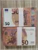 Copia denaro Effettivo formato 1:2 Euro Monete straniere Valuta Banconote Collezione falsa Gettoni Chip Puntelli Britannico Uxxjc