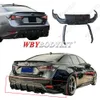 12-20y Lexus GS modified toms carbon fiber rear lip rear spoiler small surrounds the rear fin front lip exhaust Rear spoiler Rear Diffuser Body Kits Bumpers Rear bumper