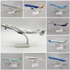 19cm 20cm legering Sovjetunionen Air Antonov 225 AN-225 Lufthansa Qatar Korean Russian KLM USA A380 B747 B787 Airplane Model Plan 240104